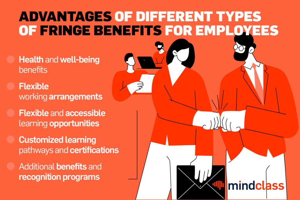 avantaje diferite tipuri de beneficii extrasalariale pentru angajati, infografic | mindclass